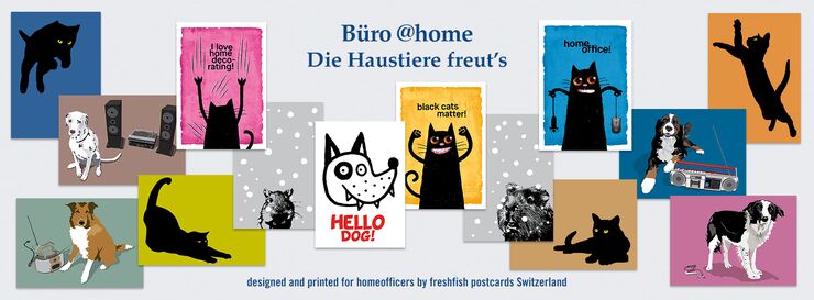 01 Buro home freshfish postcards gmbh | Postkarten Bern Schweiz | Sonja Kräuliger